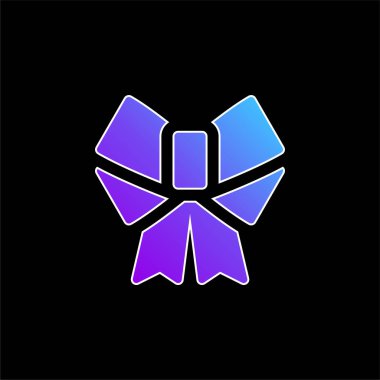 Baş mavisi eğimli vektör simgesi