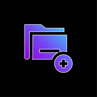 Dizin mavisi gradyan vektör simgesi ekle