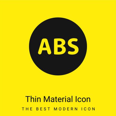 ABS en küçük parlak sarı madde simgesi