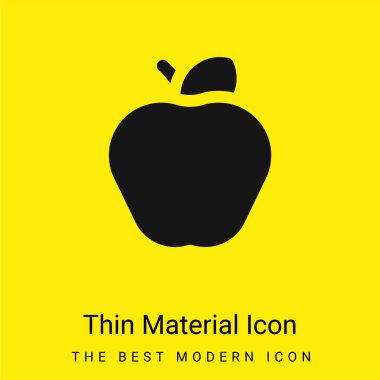 Elma minimal parlak madde simgesi