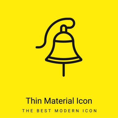 Zil en düşük düzeyde parlak sarı madde simgesi