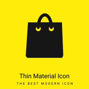Siyah Alışveriş Çantası Aracı En az parlak sarı malzeme simgesi
