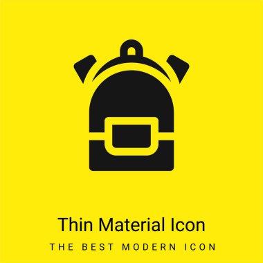 Sırt çantası en az sarı malzeme simgesi
