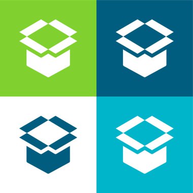 Kutu Düzlüğü 4 renk en küçük simge kümesi