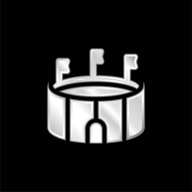 Arena gümüş kaplama metalik simge