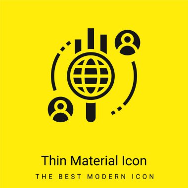 Analiz en az parlak sarı madde simgesi