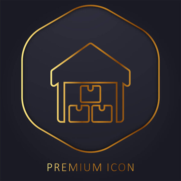 Логотип или иконка золотой линии