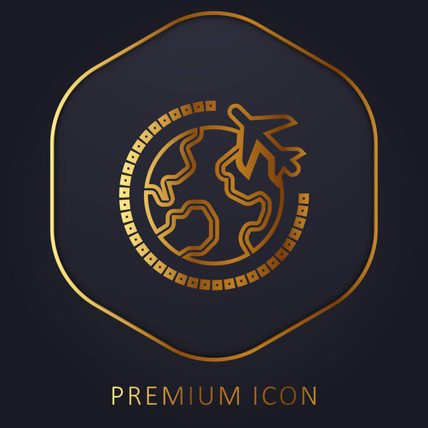 Логотип или иконка золотой линии