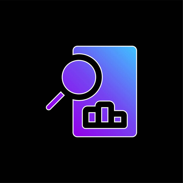 Иконка синего градиента