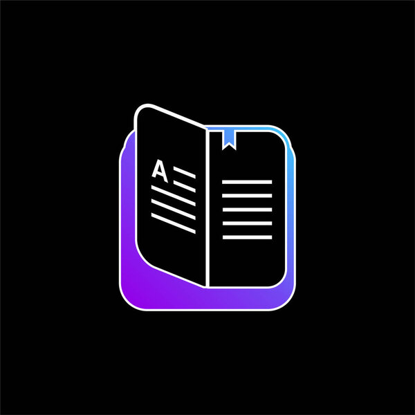 Иконка синего градиента