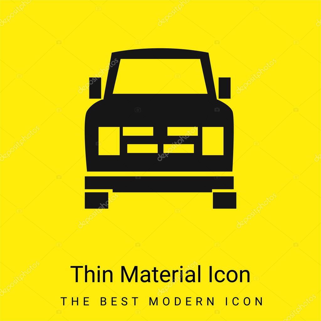 All Terrain minimal bright yellow material icon