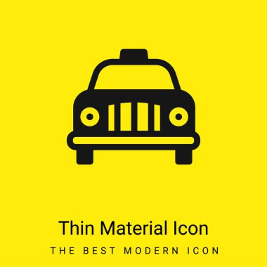 Havaalanı Taksi Asgari Parlak Sarı Madde simgesi