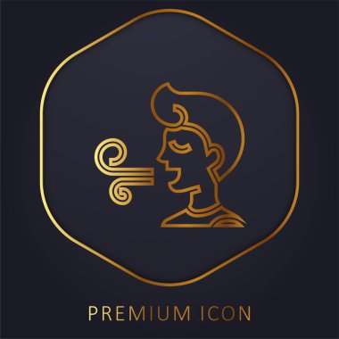 Kötü Nefes Altın Çizgisi logosu veya simgesi