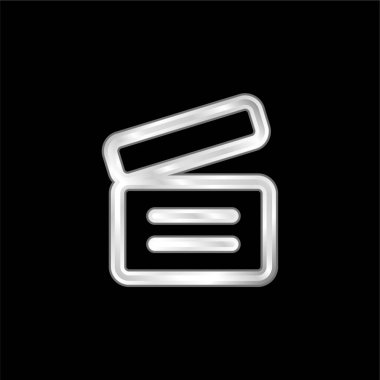 Metin Satırları gümüş kaplamalı metalik simgeyle özetlenmiş Kutuyu Arşivle