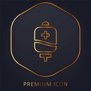 Kan Torbası Altın Hat prim logosu veya simgesi