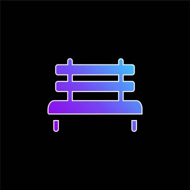 Mavi eğimli vektör simgesini sırala