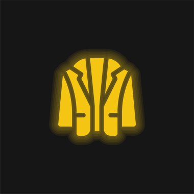 Blazer sarı parlak neon simgesi