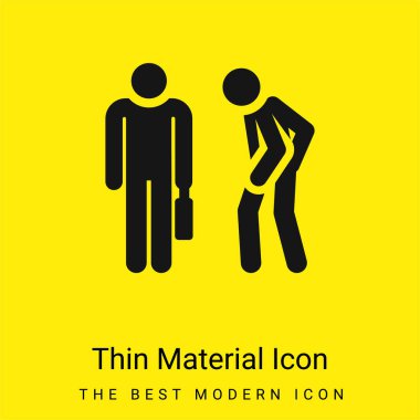 Kızgın, minimum, parlak, sarı madde simgesi