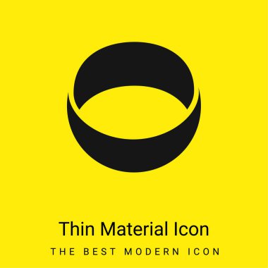 Ashley Madison Social Logo minimal bright yellow material icon clipart