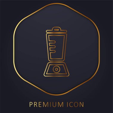 Blender Ana Hattı Altın Hat prim logosu veya simgesi