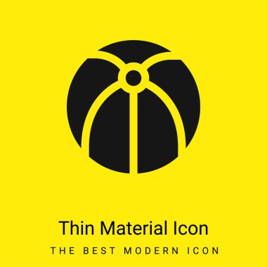 Plaj topu en az sarı madde simgesi