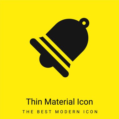 Zil en düşük düzeyde parlak sarı madde simgesi