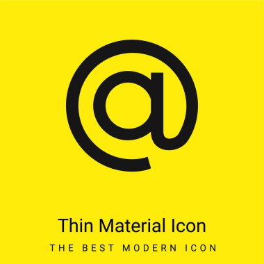 En az sarı madde simgesinde