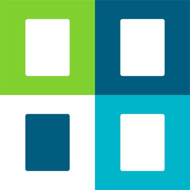 Siyah Dikdörtgen Düz Renk en az simge kümesi