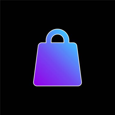 Büyük Torba mavi gradyan vektör simgesi