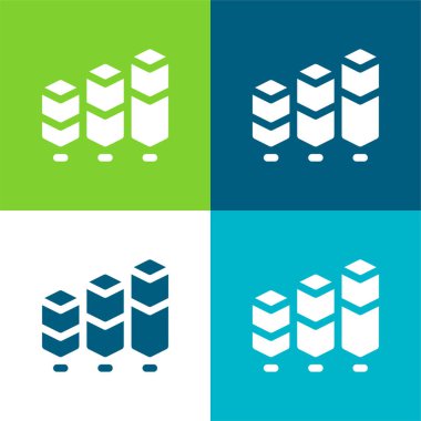 Çubuk Tablosu Düz Renk en az simge kümesi