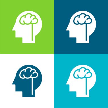 Beyin Düzlüğü 4 renk en küçük simge kümesi