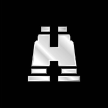 Dürbün gümüş kaplama metalik simge