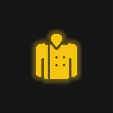 Blazer sarı parlak neon simgesi