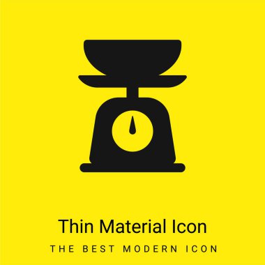 Balance Sheet minimal bright yellow material icon clipart