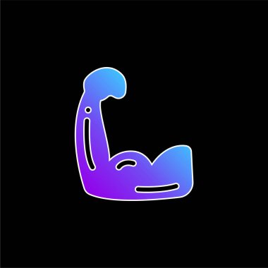 Mavi gradyan vektör simgesini biler