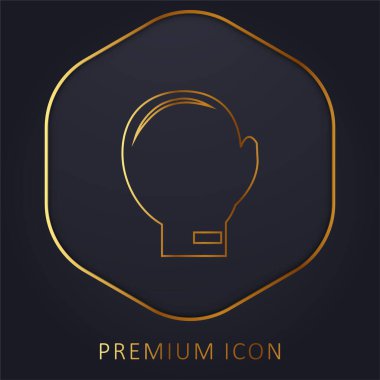 Boks Eldiveni Altın Hat prim logosu veya simgesi