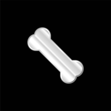 Kemik gümüş kaplama metalik simge