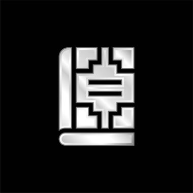 Gümüş kaplama metalik simge