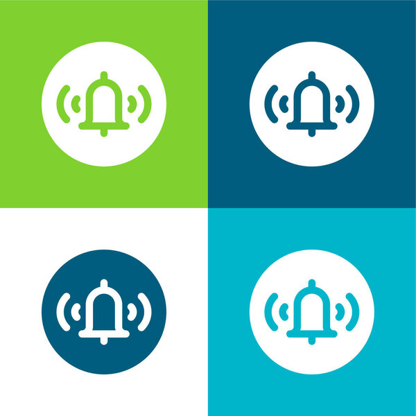 Четырехцветный минимальный набор иконок