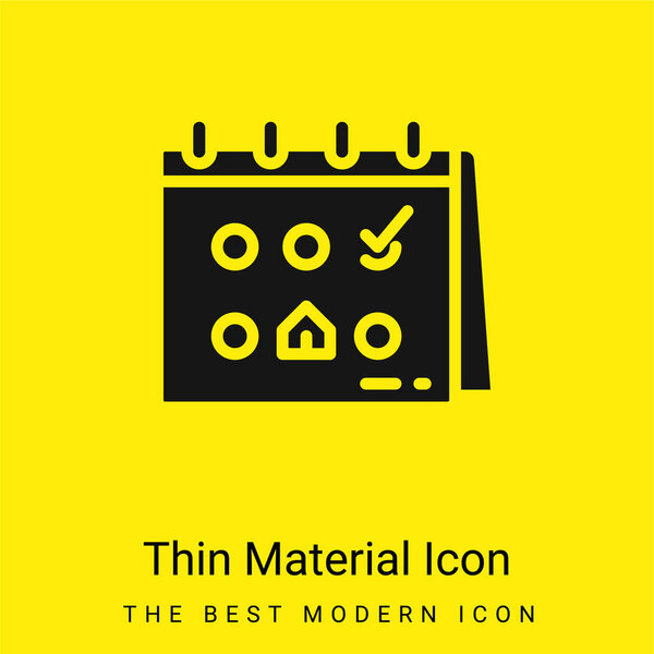 Заказ минимального ярко-желтого материала значок