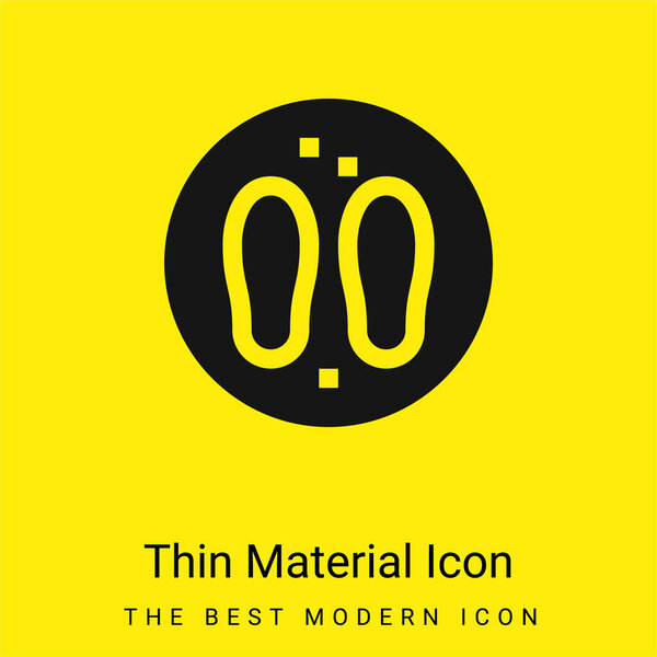 Bodhu Boron minimal bright yellow material icon