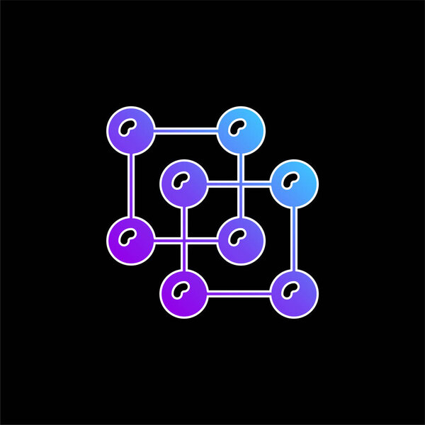 Иконка голубого градиента