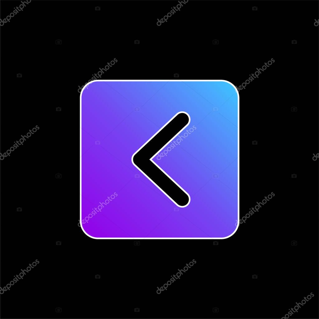 Bracket blue gradient vector icon