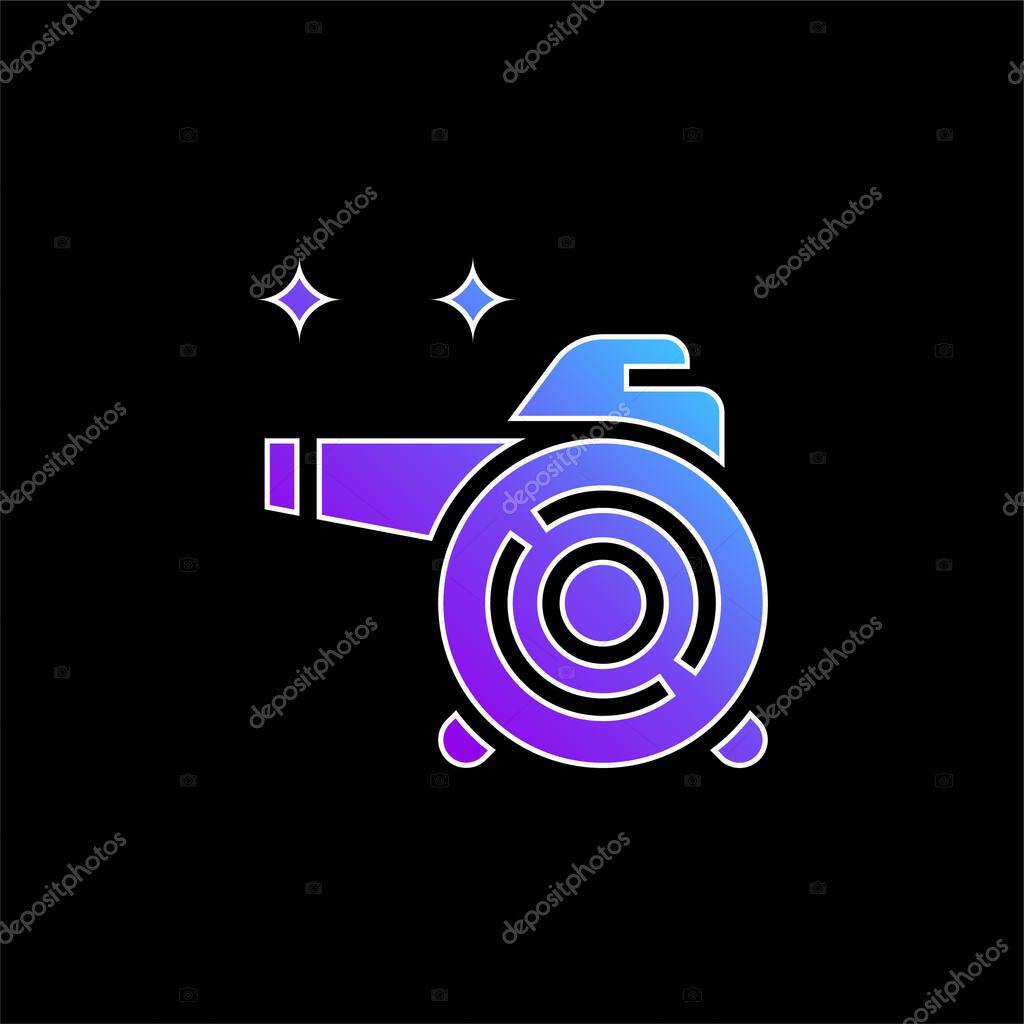 Air Blower blue gradient vector icon