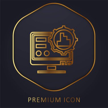Büyük Veri Hattı premium logosu veya simgesi