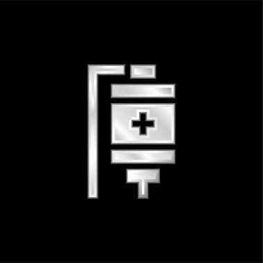 Kan Torbası gümüş kaplama metalik simge