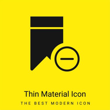 Yer imi en az parlak sarı madde simgesi