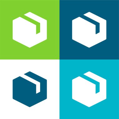 Kutu Düzlüğü 4 renk en küçük simge kümesi