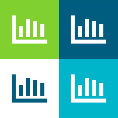 Çubuk Tablosu Düz Renk en az simge kümesi