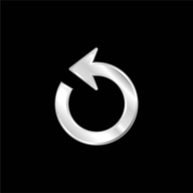 Ok Çemberi gümüş kaplama metalik simge